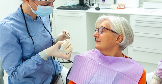 A bone graft can help restore jawbone density to support dental implants